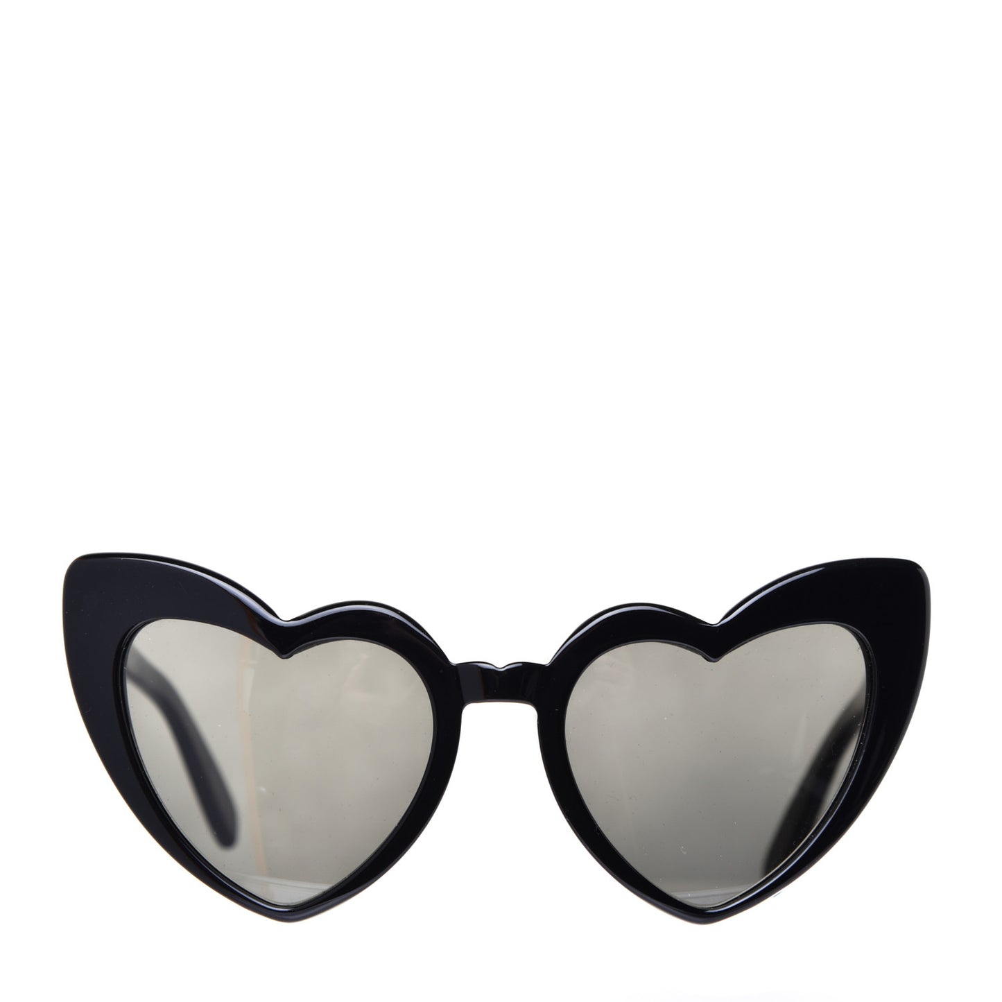 Acetate Heart Frame Loulou SL181 Sunglasses Black