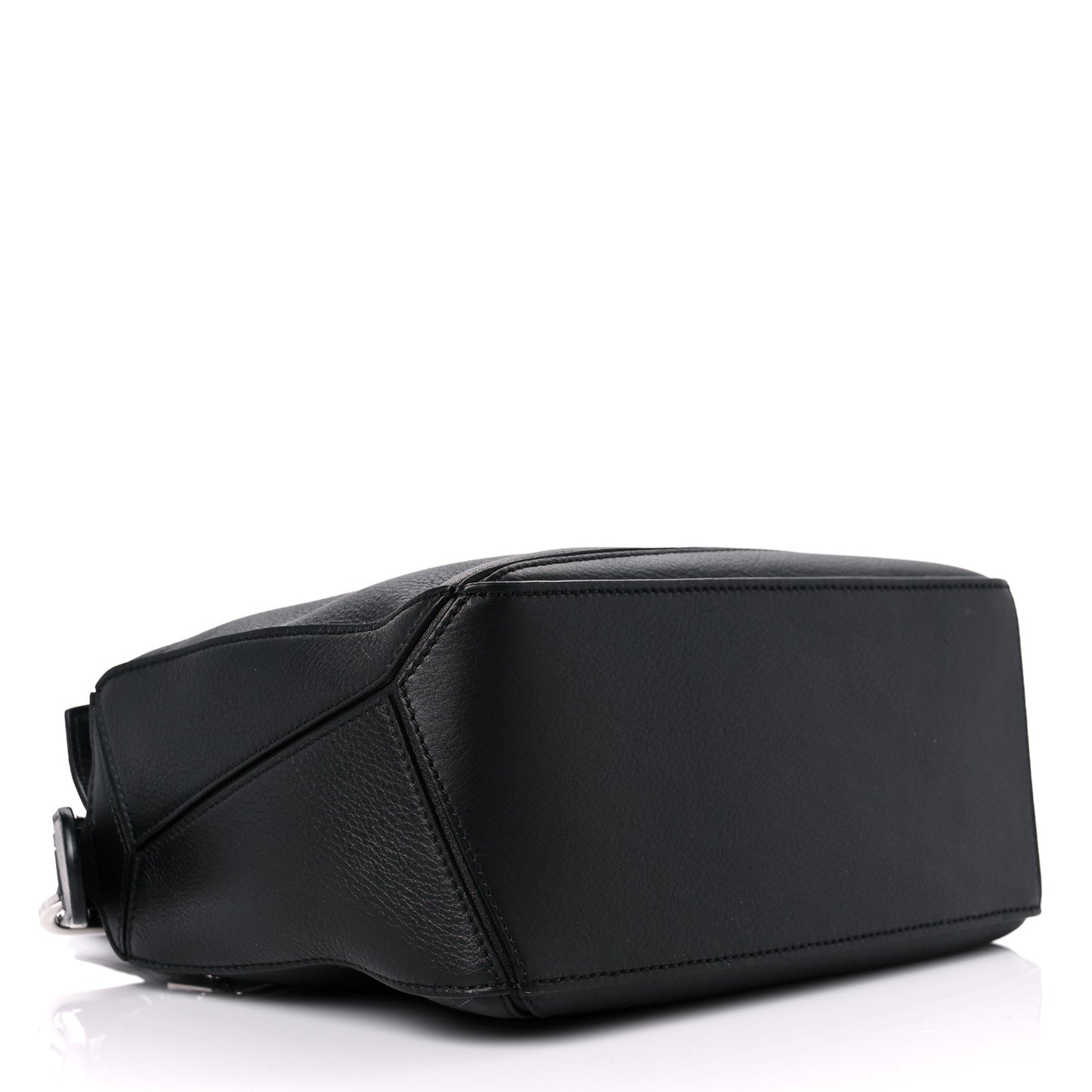 Calfskin Small Puzzle Bag Black