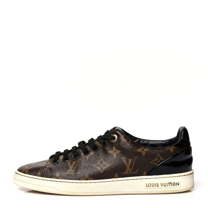 Louis Vuitton Patent Monogram Frontrow Sneakers 38 1 of 10