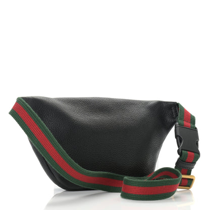 Gucci Grained Calfskin Small Logo Belt Bag Black 3 of 10