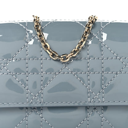 Christian Dior Patent Cannage Mini Waist Pouch on Chain Denim 8 of 10