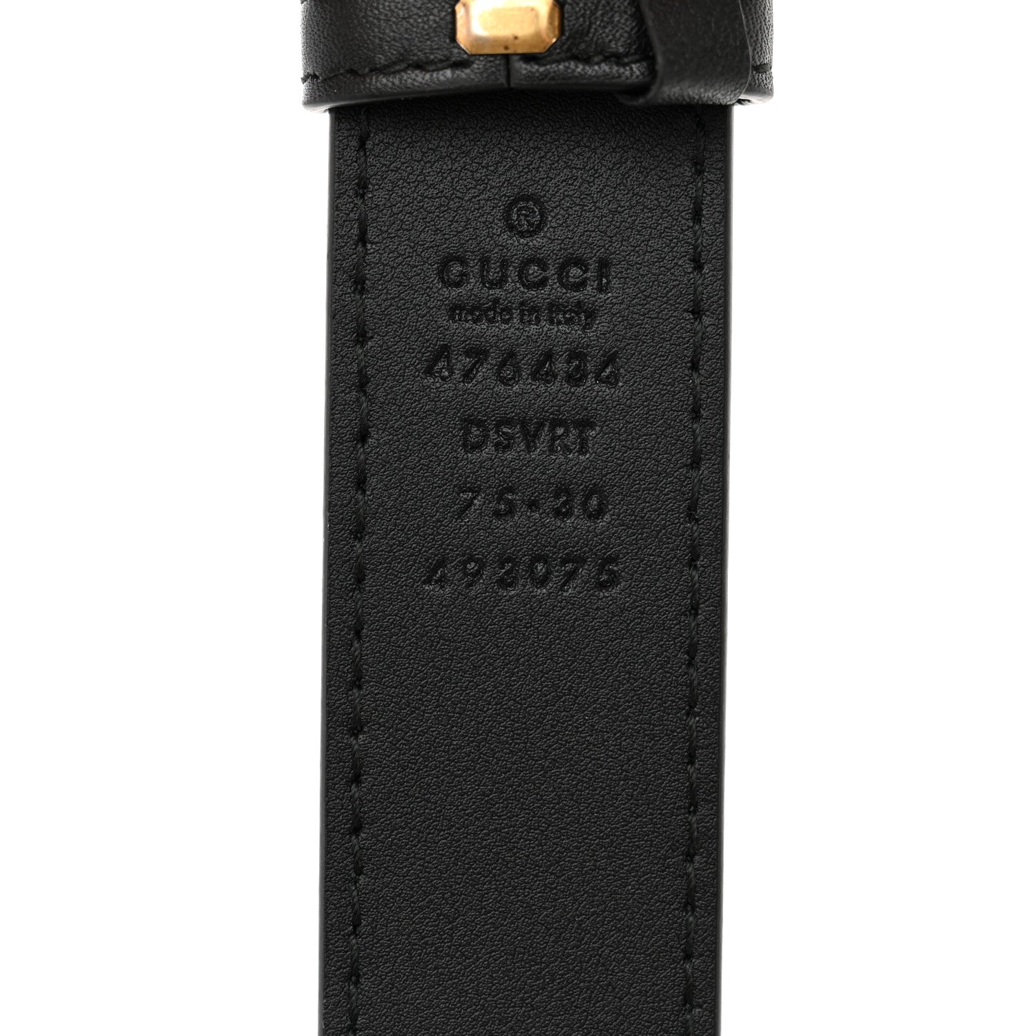 Gucci Calfskin Matelasse GG Marmont Belt Bag 75 30 Black 11 of 11