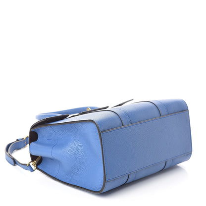 Mulberry Classic Grain Calfskin Small Bayswater Porcelain Blue 4 of 8