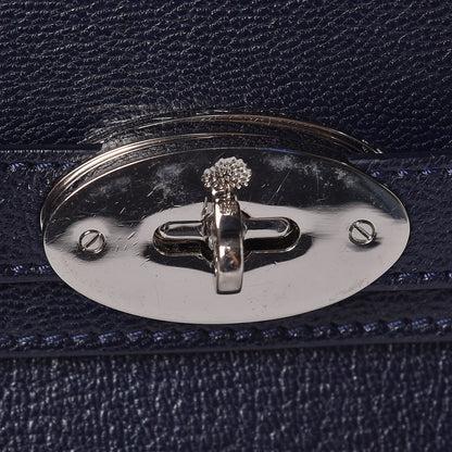 Mulberry Shiny Goatskin Bayswater Shoulder Bag Midnight 8 of 10
