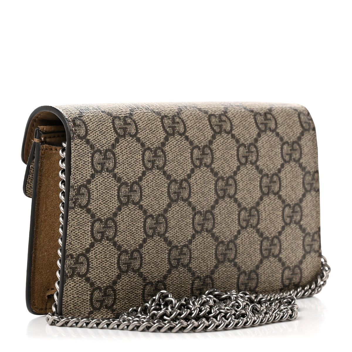 Gucci GG Supreme Monogram Super Mini Dionysus Shoulder Bag Taupe 3 of 10