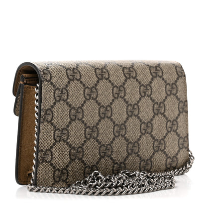 Gucci GG Supreme Monogram Super Mini Dionysus Shoulder Bag Taupe 3 of 10