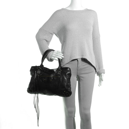 Balenciaga Chevre Classic Hardware Purse Black 2 of 7