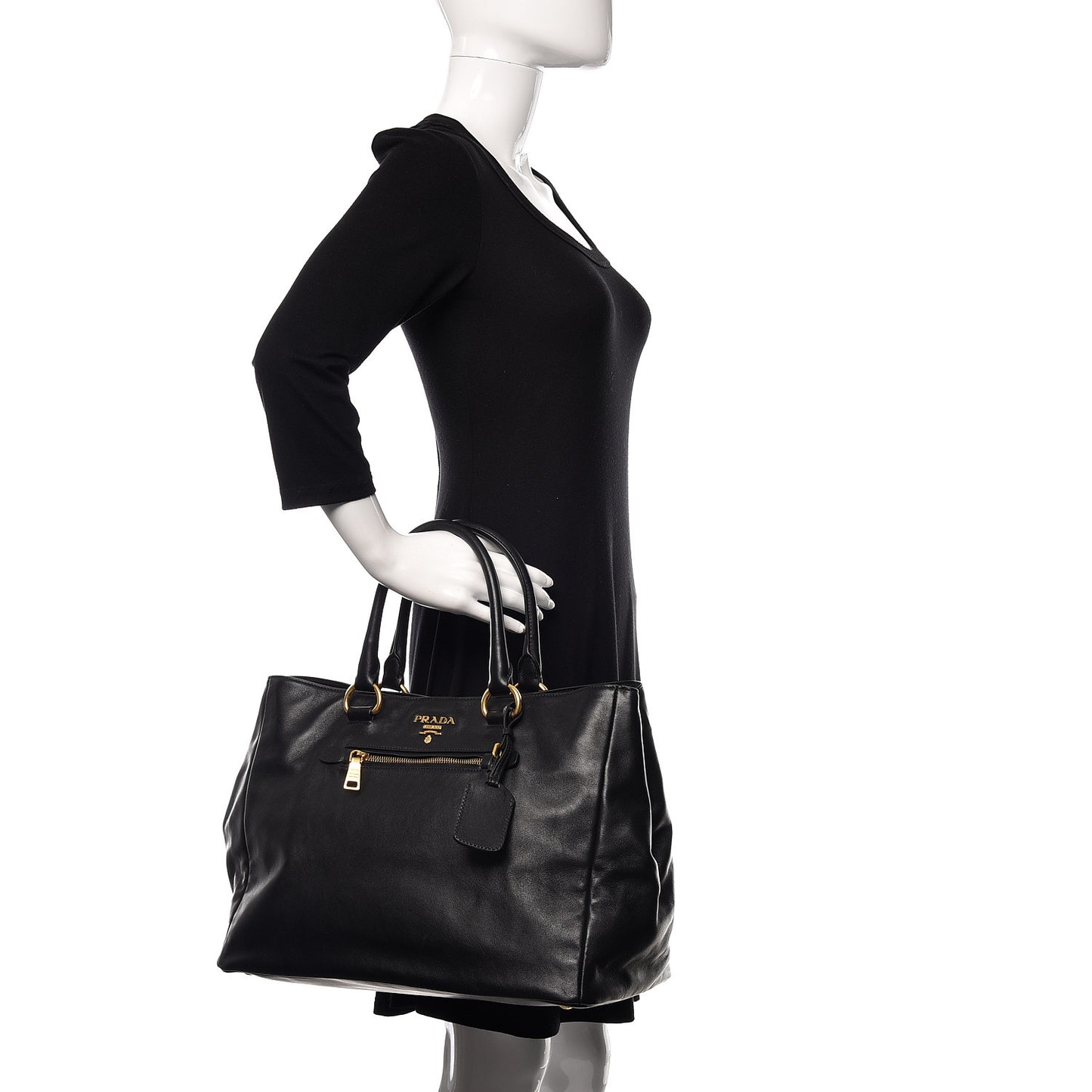 Soft Calf Tote Black