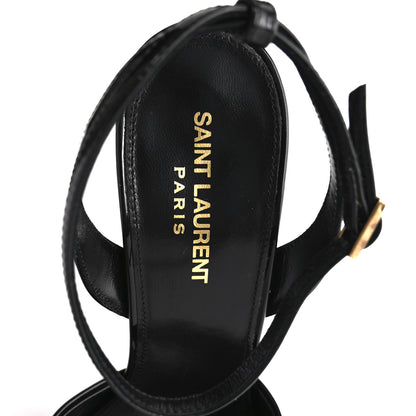 Saint Laurent Patent Jodie 95 Platform Sandals 40 Black 8 of 10