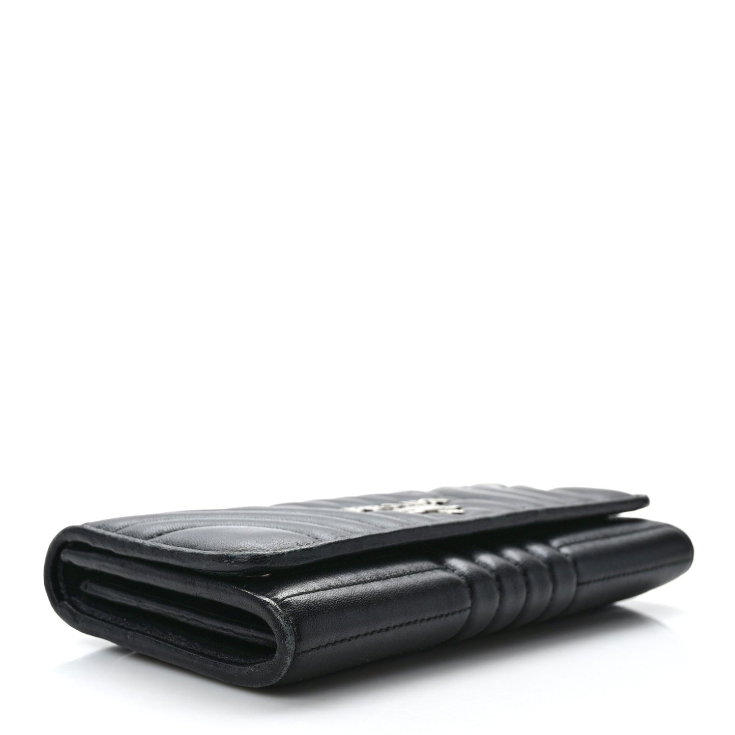 Soft Calfskin Diagramme Continental Wallet Black