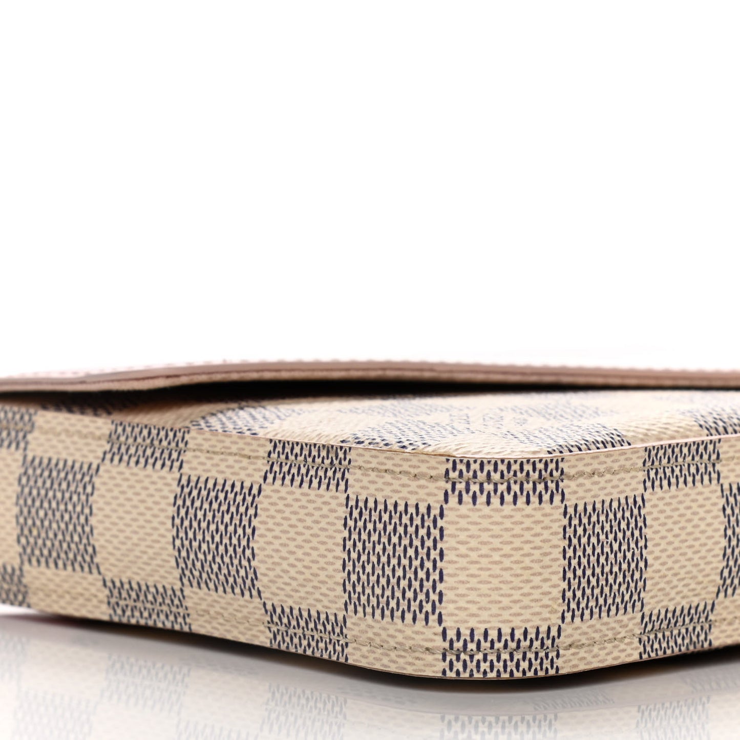 Damier Azur Calfskin Pochette Felicie Eau de Rose