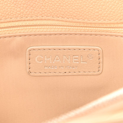 Chanel Caviar Quilted Grand Shopping Tote GST Beige Clair 6 of 11