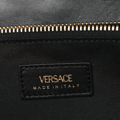 Versace Lambskin Quilted Medusa Wallet on Chain Crossbody Black 6 of 8