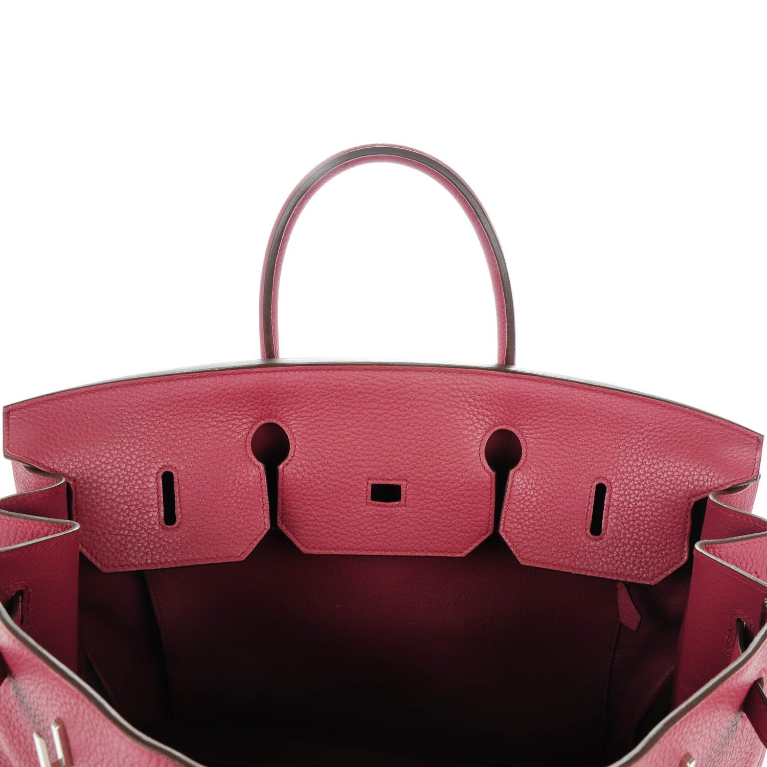 Hermes Taurillon Clemence Birkin 40 Bois de Rose 7 of 22