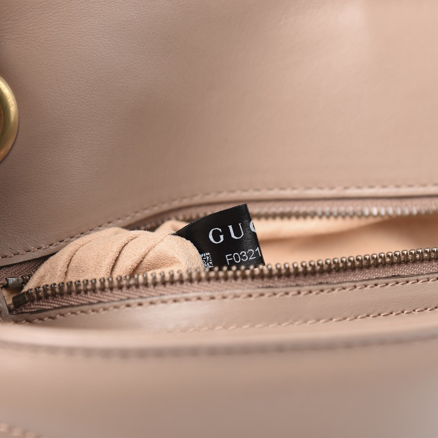 Gucci Calfskin Matelasse Small GG Marmont Shoulder Bag Porcelain Rose 10 of 13