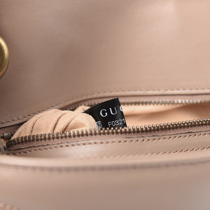 Gucci Calfskin Matelasse Small GG Marmont Shoulder Bag Porcelain Rose 10 of 13