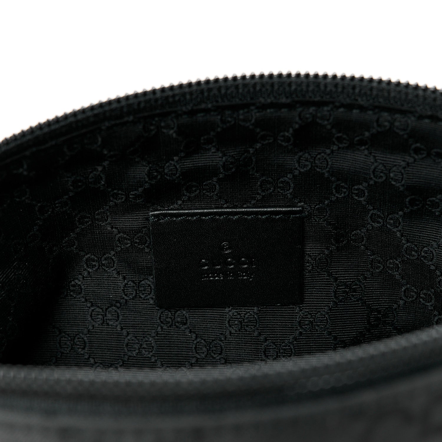 Gucci Nylon Monogram Cosmetic Pouch Black 6 of 10