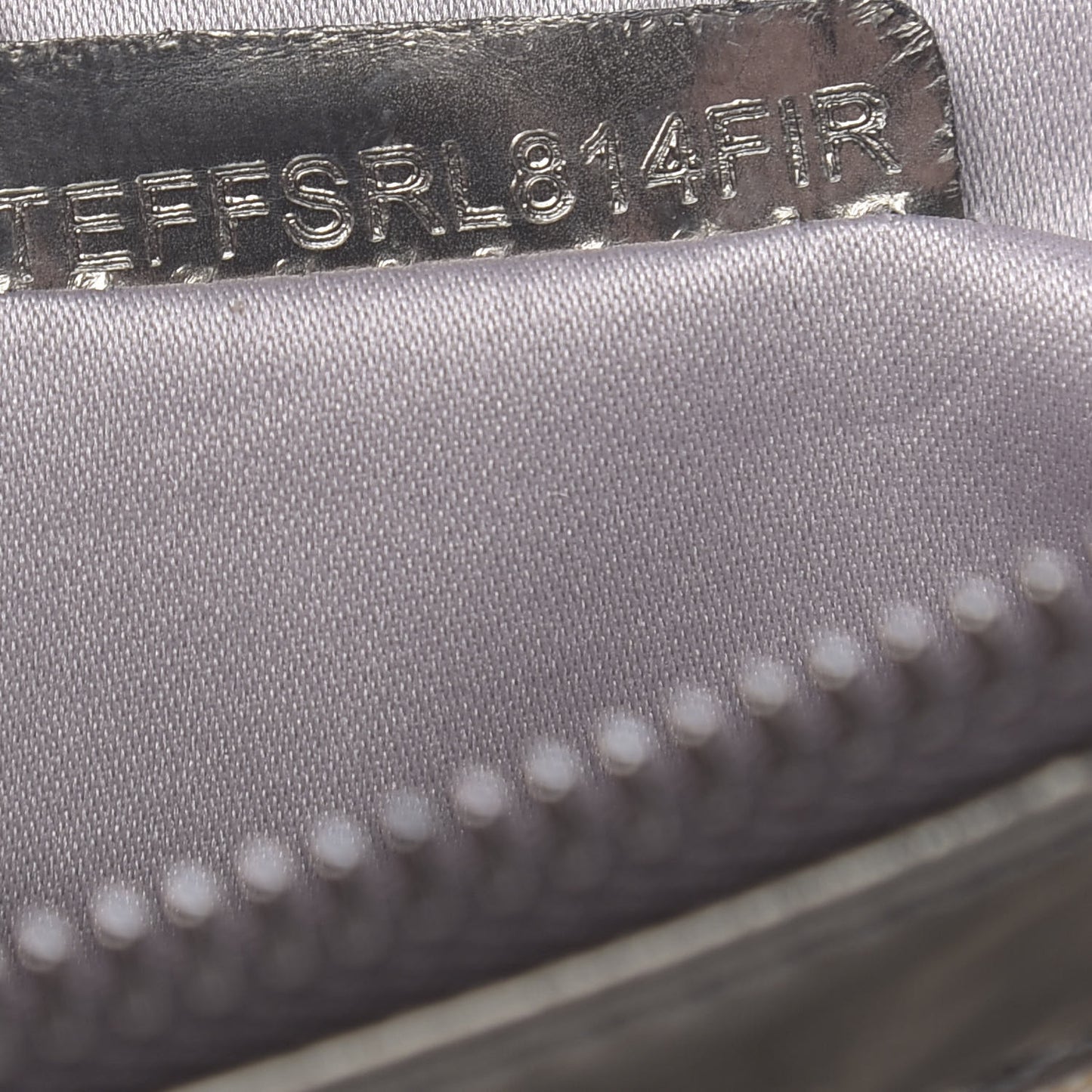 Metallic Patent Calfskin House Check Sliced Ashcombe Clutch