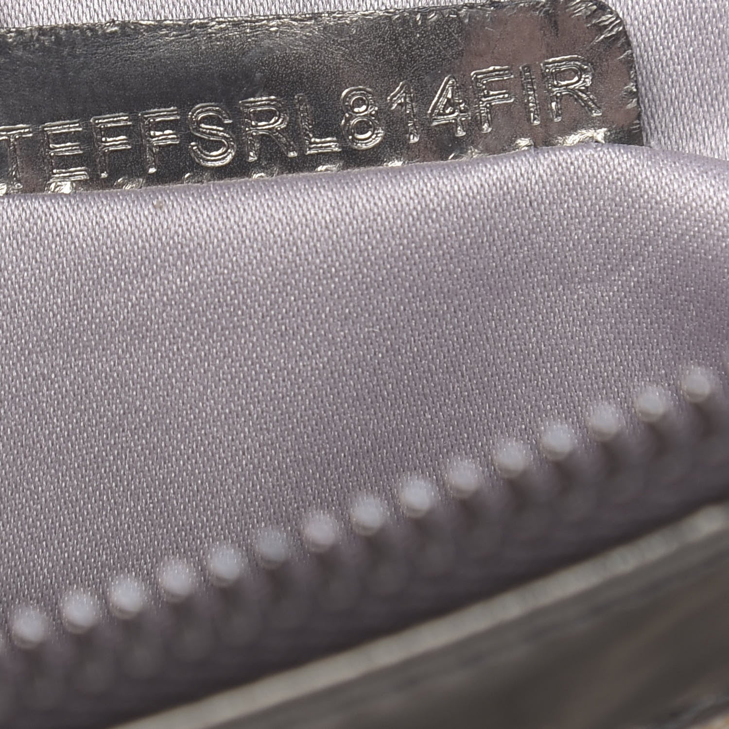 Burberry Metallic Patent Calfskin House Check Sliced Ashcombe Clutch 8 of 14