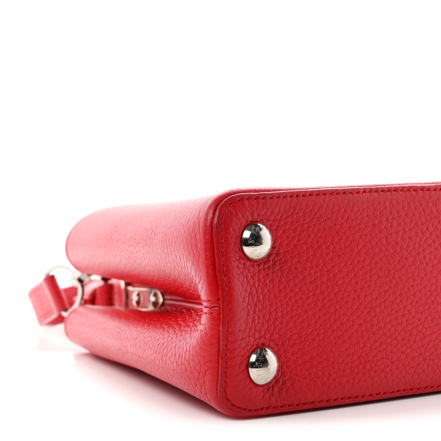Louis Vuitton Taurillon Capucines BB Scarlet Red 8 of 10