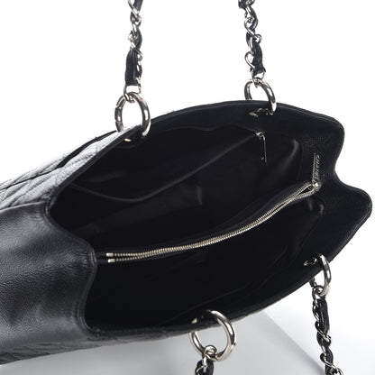Chanel Caviar Quilted Grand Shopping Tote GST Black 5 of 7