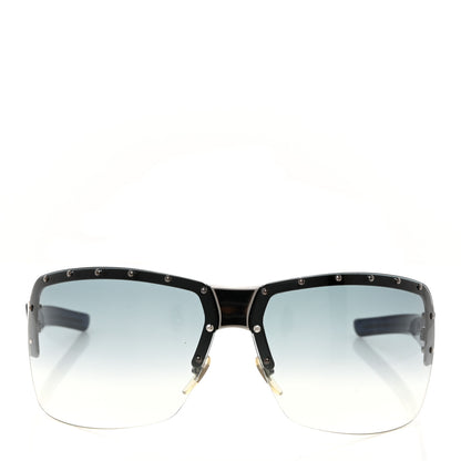 Gucci Studded Shield Sunglasses GG 1819/S Blue 2 of 10