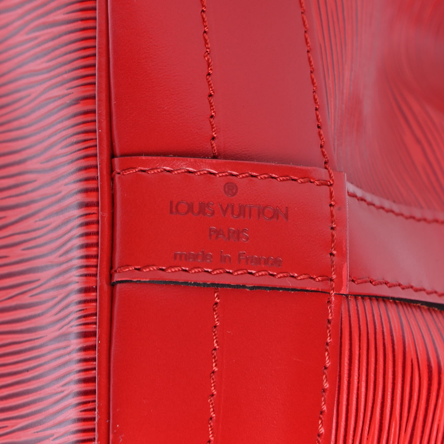 Louis Vuitton Epi Noe Castillan Red 5 of 8