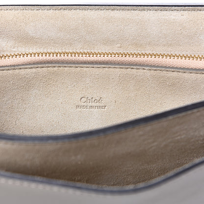 Chloe Calfskin Suede Medium Faye Shoulder Bag Motty Grey 5 of 10