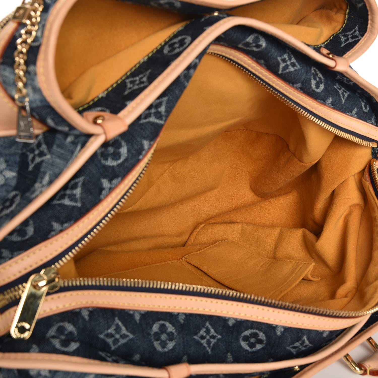 Louis Vuitton Denim Raye Cabas GM 6 of 11