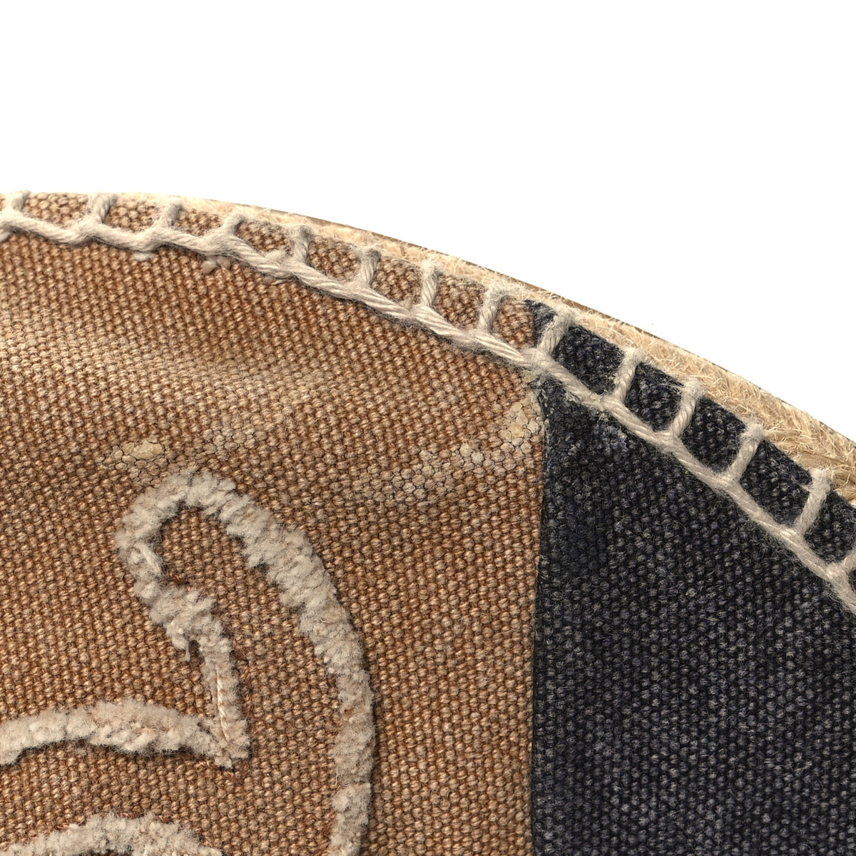 Chanel Canvas CC Espadrilles 39 Beige Black 9 of 10