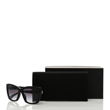 Chanel Acetate Calfskin Polarized Square Sunglasses 5476-Q-A Black 8 of 8