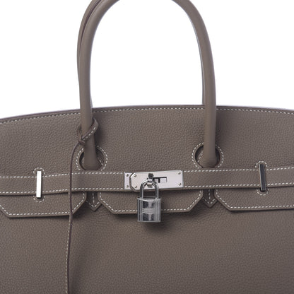 Hermes Togo Birkin 35 Etoupe 28 of 36