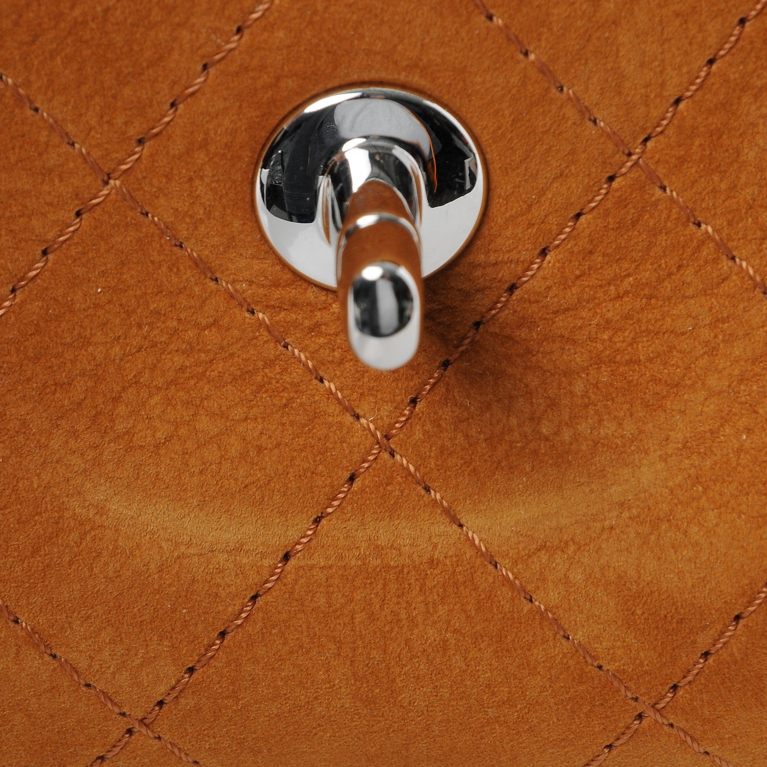 Chanel Suede Stitched Jumbo Double Flap Camel 13 of 13