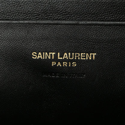 Saint Laurent Grain De Poudre Matelasse Monogram Mini Lou Camera Bag Dark Beige 6 of 11