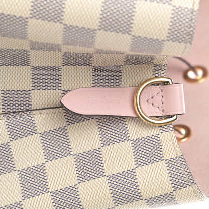 Louis Vuitton Damier Azur Neonoe MM Eau De Rose 6 of 13