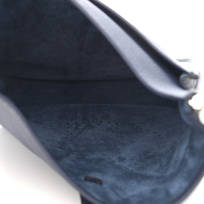 Hermes Taurillon Clemence Evelyne III PM Bleu Nuit 7 of 12