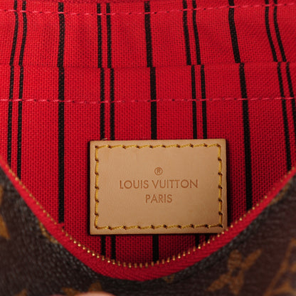 Louis Vuitton Monogram Neverfull MM GM Pochette Cherry 6 of 8