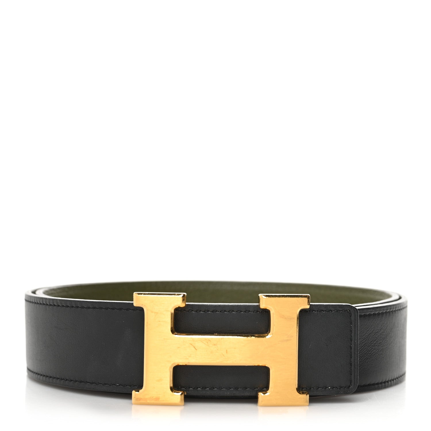 Hermes Box Togo 32mm H Belt 90 Black Canopee 1 of 8