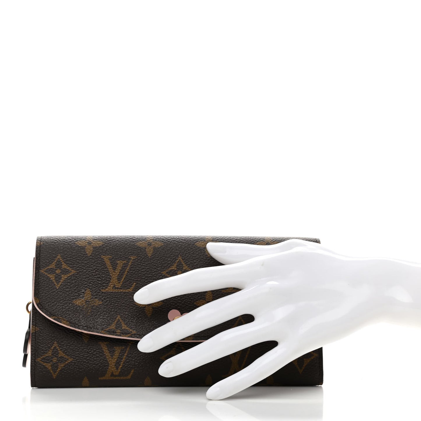Monogram Bloom Flower Emilie Wallet Fuchsia
