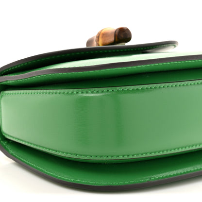 Gucci Boarded Dyana Lux Calfskin Mini Bamboo 1947 Top Handle Bag Spring Green 10 of 10