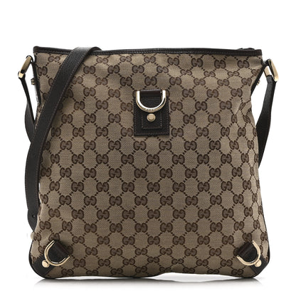 Gucci Monogram Abbey Messenger Bag Dark Brown 1 of 10