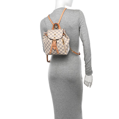 Louis Vuitton Damier Azur Sperone BB Backpack 2 of 10