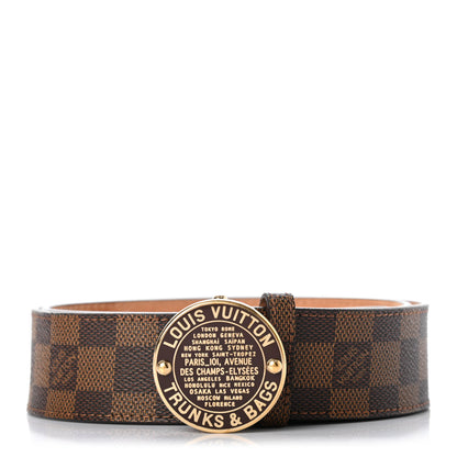 Louis Vuitton Damier Ebene Trunks and Bags Belt 80 32 1 of 7