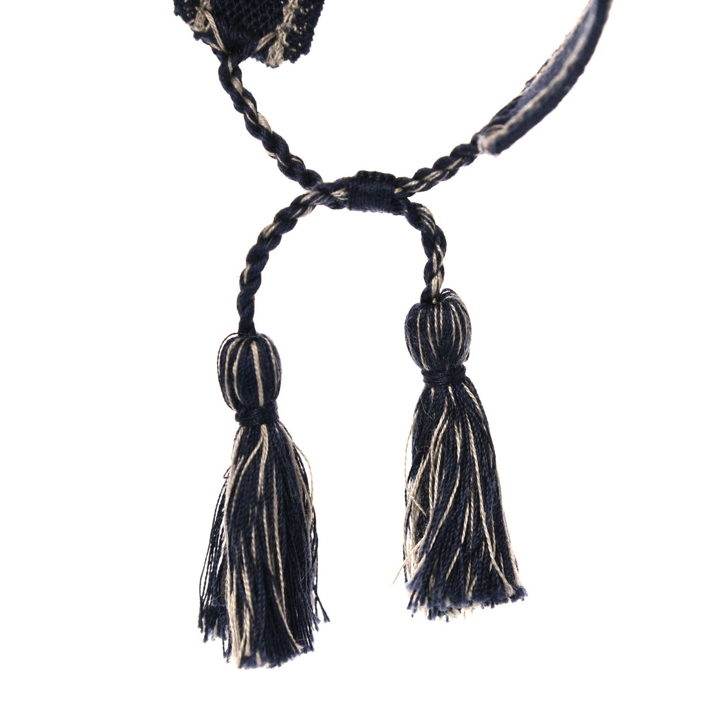 Woven Cotton J'Adior Friendship Bracelet Navy