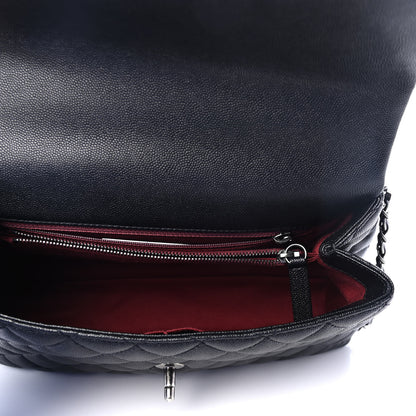 Chanel Caviar Quilted Small Coco Handle Flap Black 4 of 4