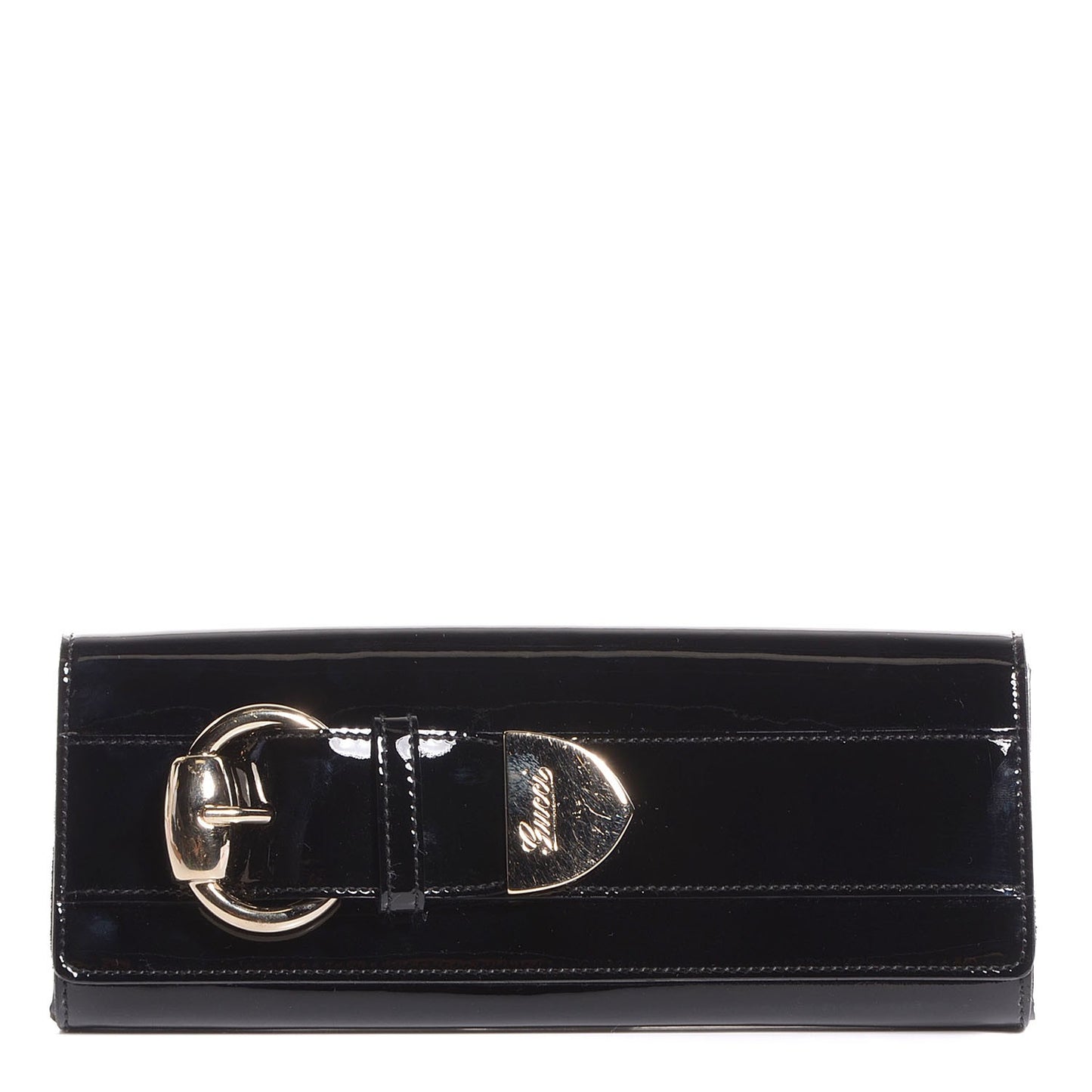 Patent Romy Clutch Black