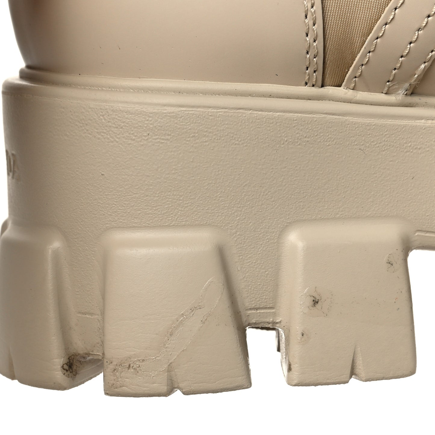 Spazzolato Rois Re-Nylon Metal Triangle Logo Monolith Pouch Pocket 55mm Boots 38.5 Deserto