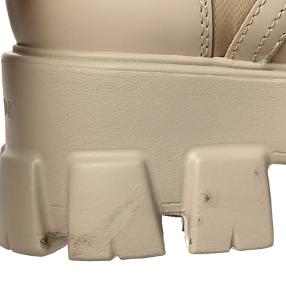 Prada Spazzolato Rois Re-Nylon Metal Triangle Logo Monolith Pouch Pocket 55mm Boots 38.5 Deserto 8 of 9