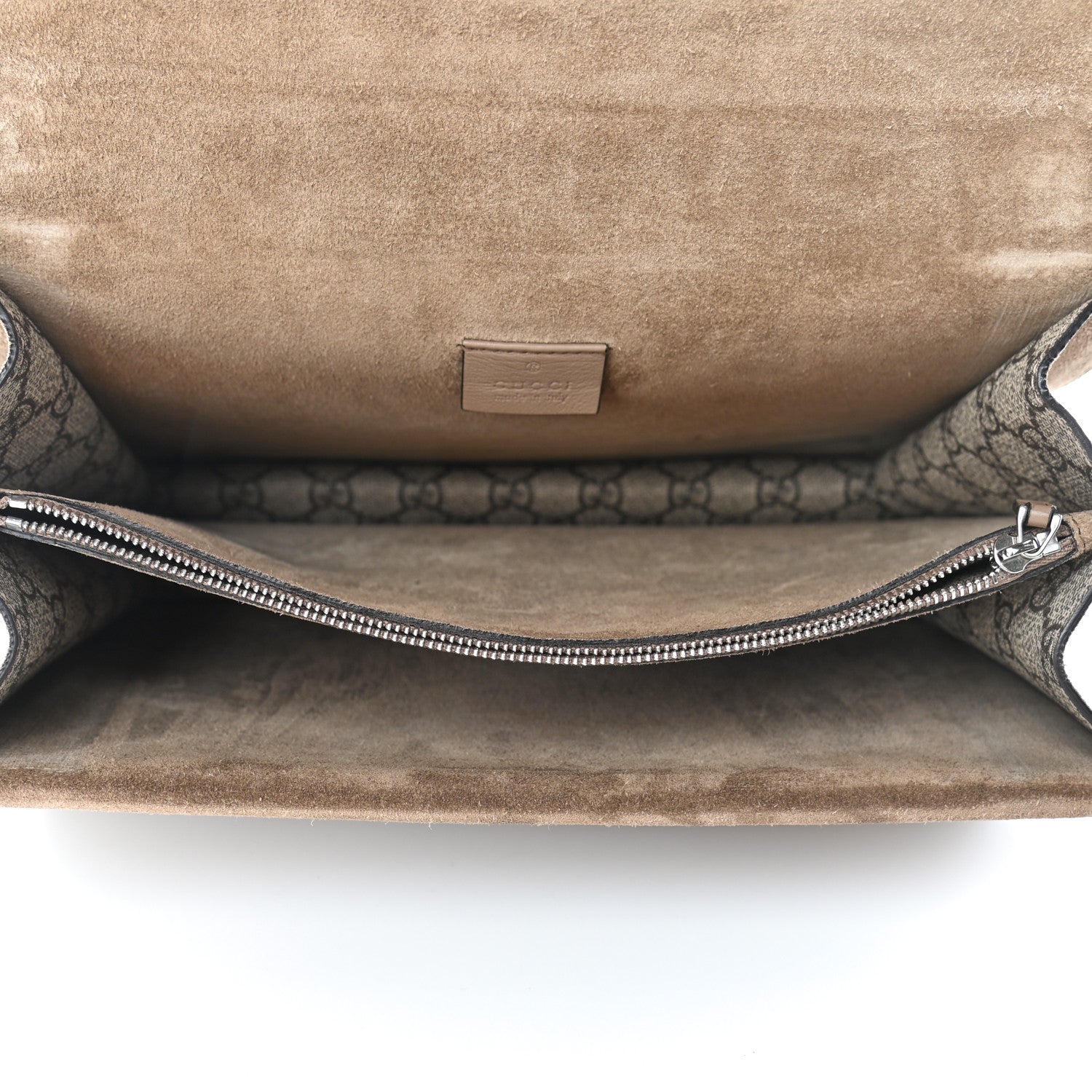 Gucci GG Supreme Monogram Medium Dionysus Shoulder Bag Taupe 4 of 5