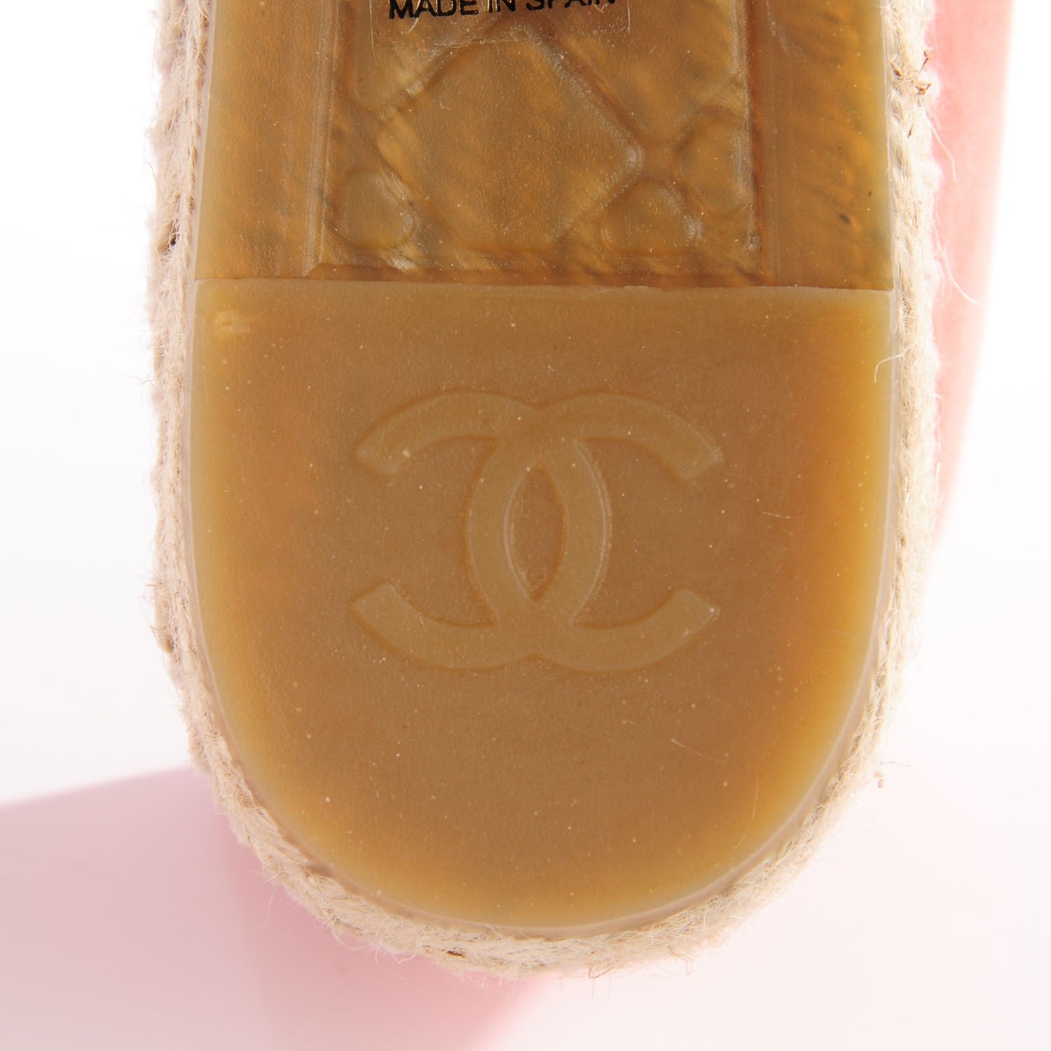 Chanel Suede Lambskin CC Espadrilles 38 Pink 16 of 18